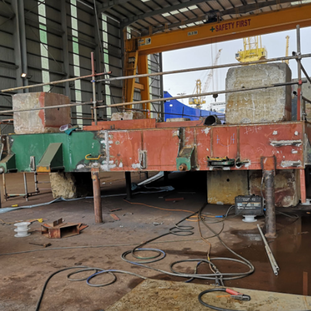 Fit Up and Welded The Panel