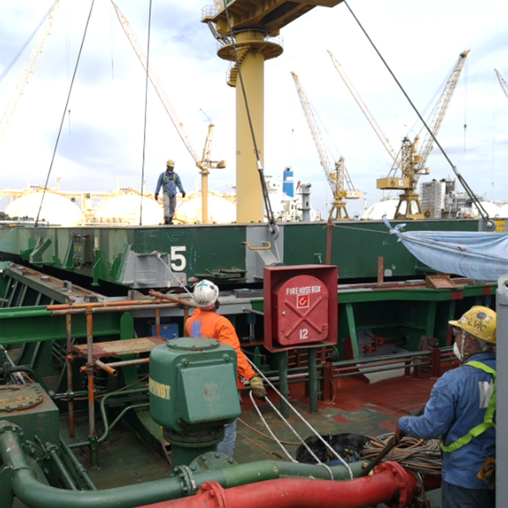 Installed Repaired Hatch Cover