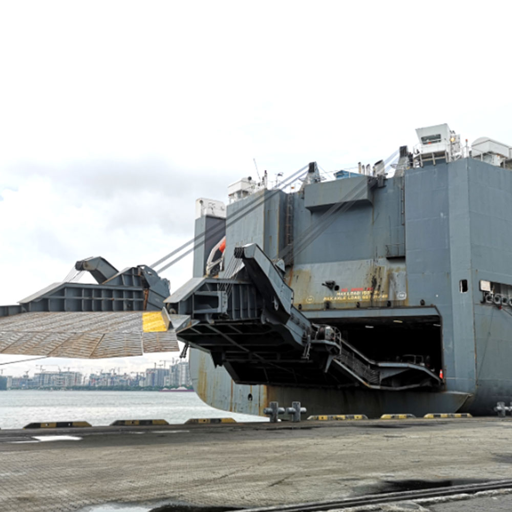 Stern Ramp Afloat Repair at Berth